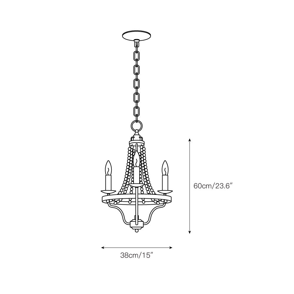 Alloren Vintage Industrial Empire Kronleuchter-Letslighting