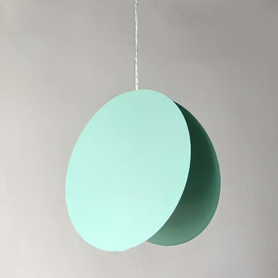 Valentina Runde Pendelleuchte, Metall, 6 Farben, Wohnzimmer/Schlafzimmer