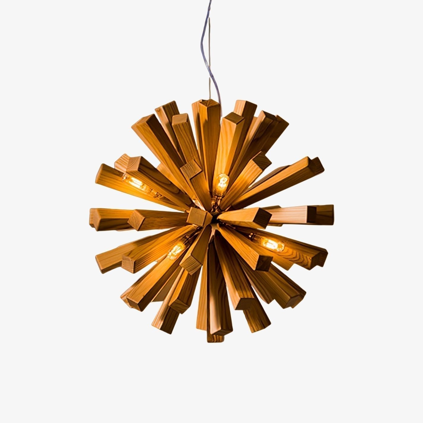 Nova Premium Nordic Art Holzstrahl Kronleuchter-Letslighting