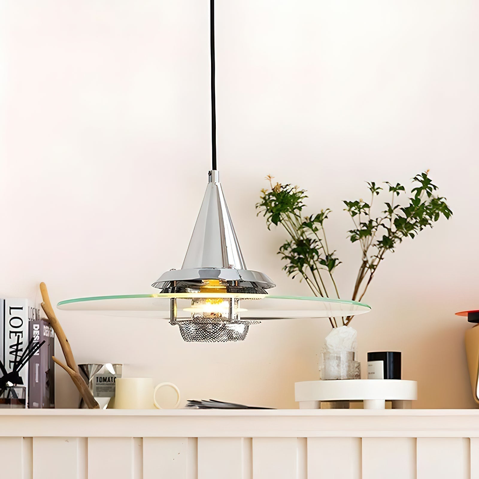 Vaughn Zeitgemäß Glas Pendelleuchte Leuchte-Letslighting