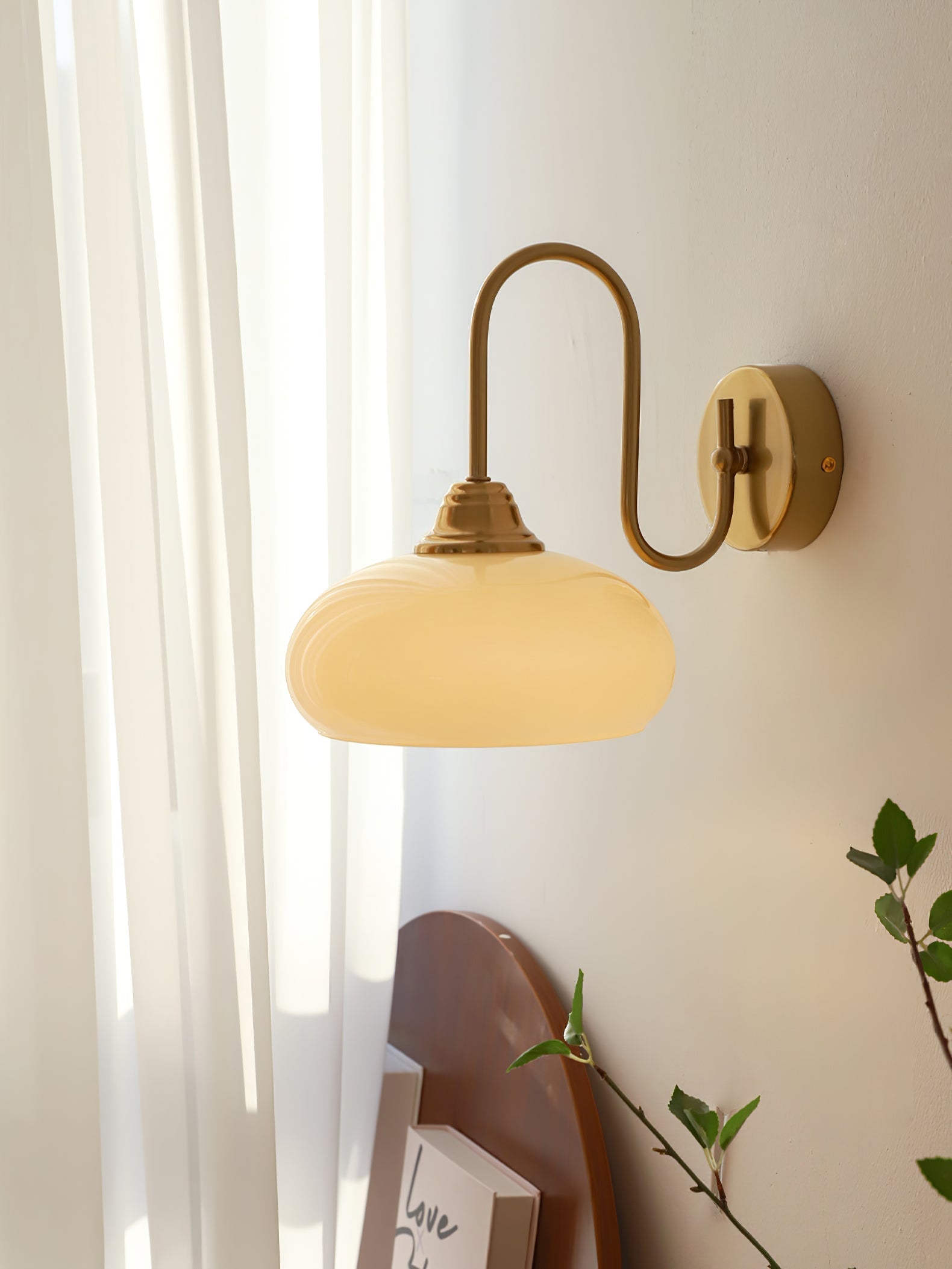 Ophaan Moderne Glaswandleuchte-Letslighting