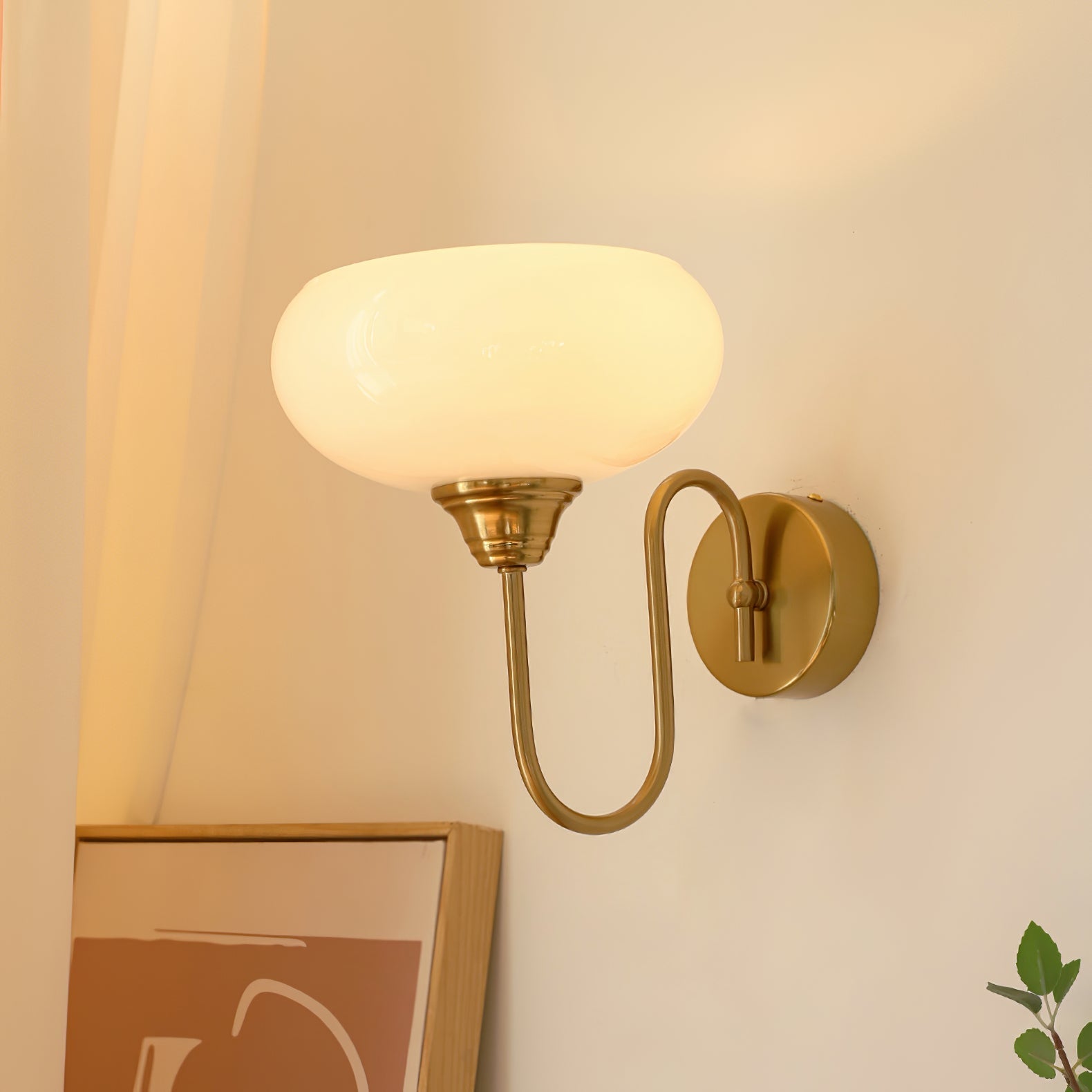 Ophaan Moderne Glaswandleuchte-Letslighting