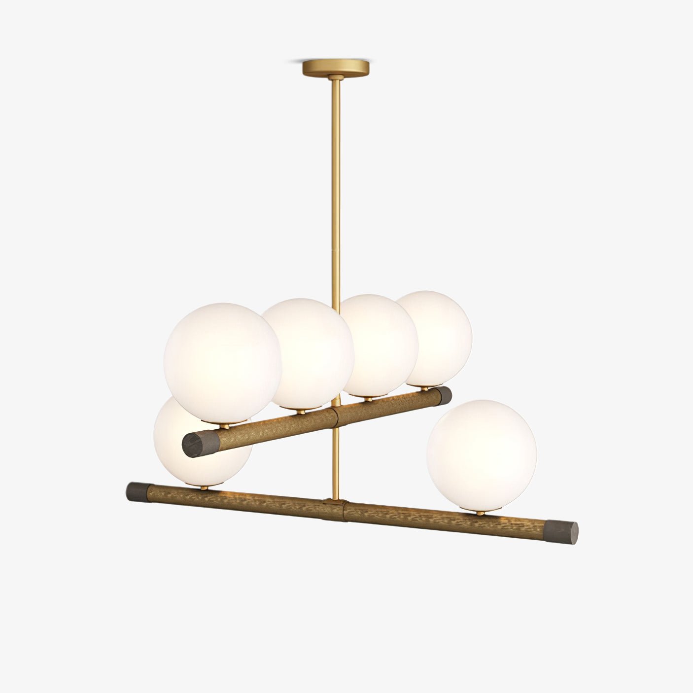 Riley Moderner Glas-Kronleuchter-Letslighting
