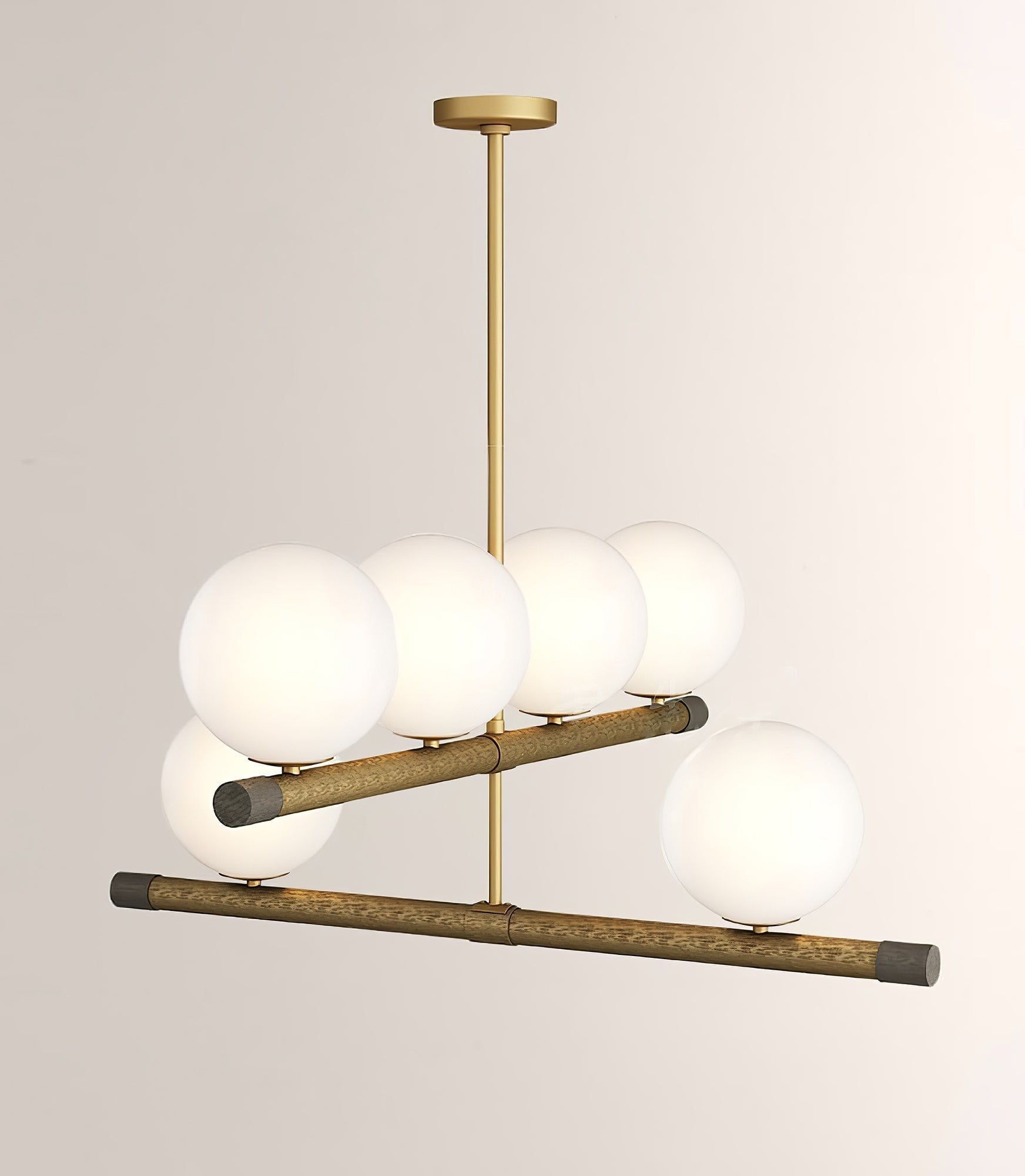 Riley Moderner Glas-Kronleuchter-Letslighting