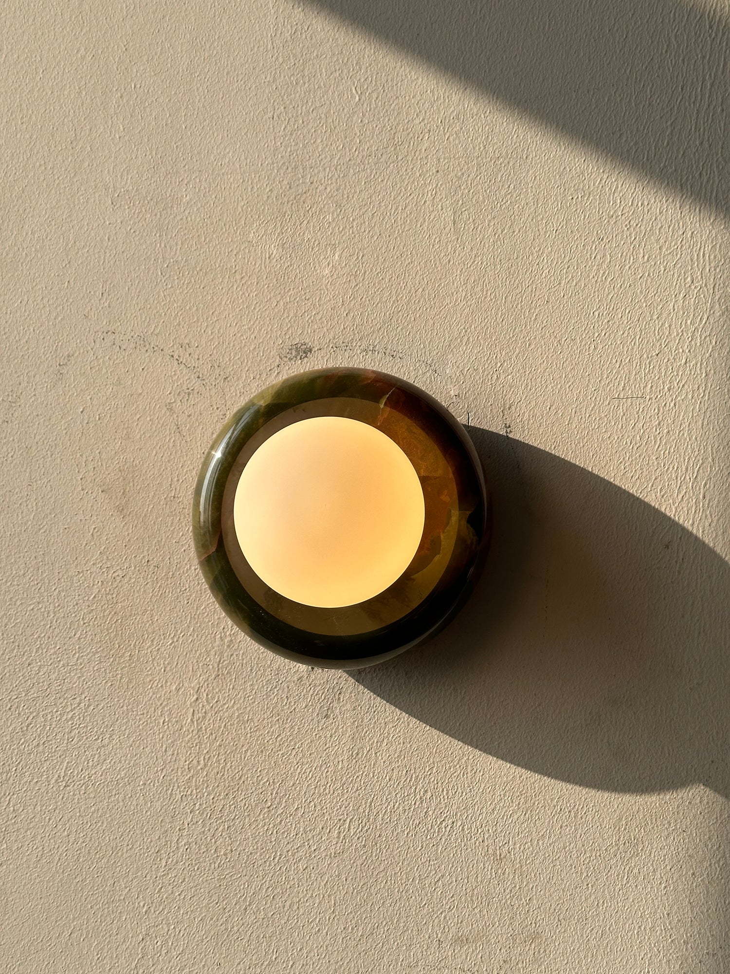 Cemaros Jade Glas Wandleuchte-Letslighting