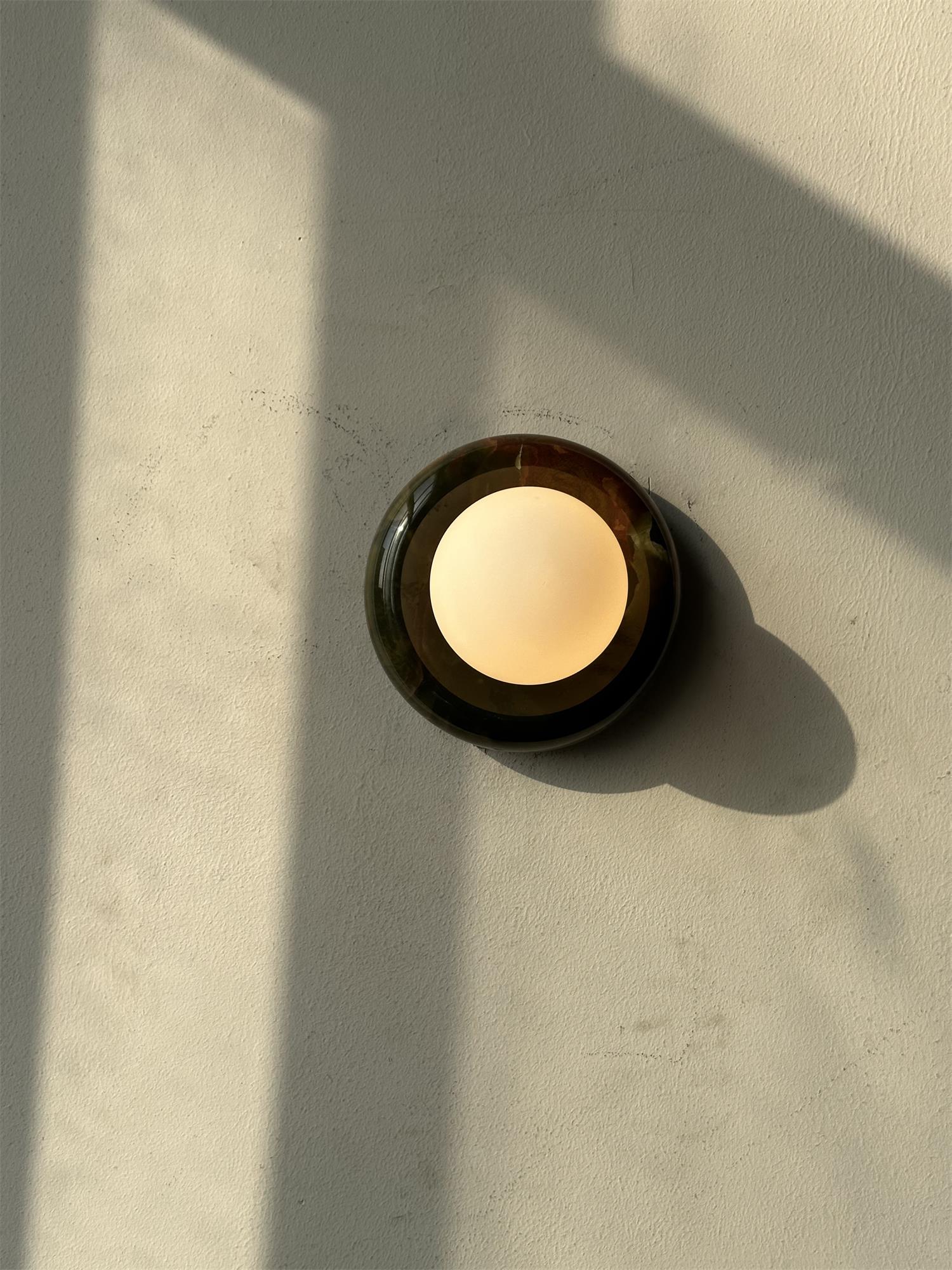 Cemaros Jade Glas Wandleuchte-Letslighting