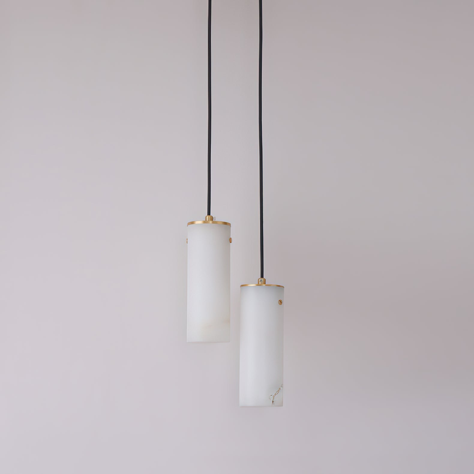 Lyvina Modern Minimalist Vertical Alabaster Pendant Light - Letslighting