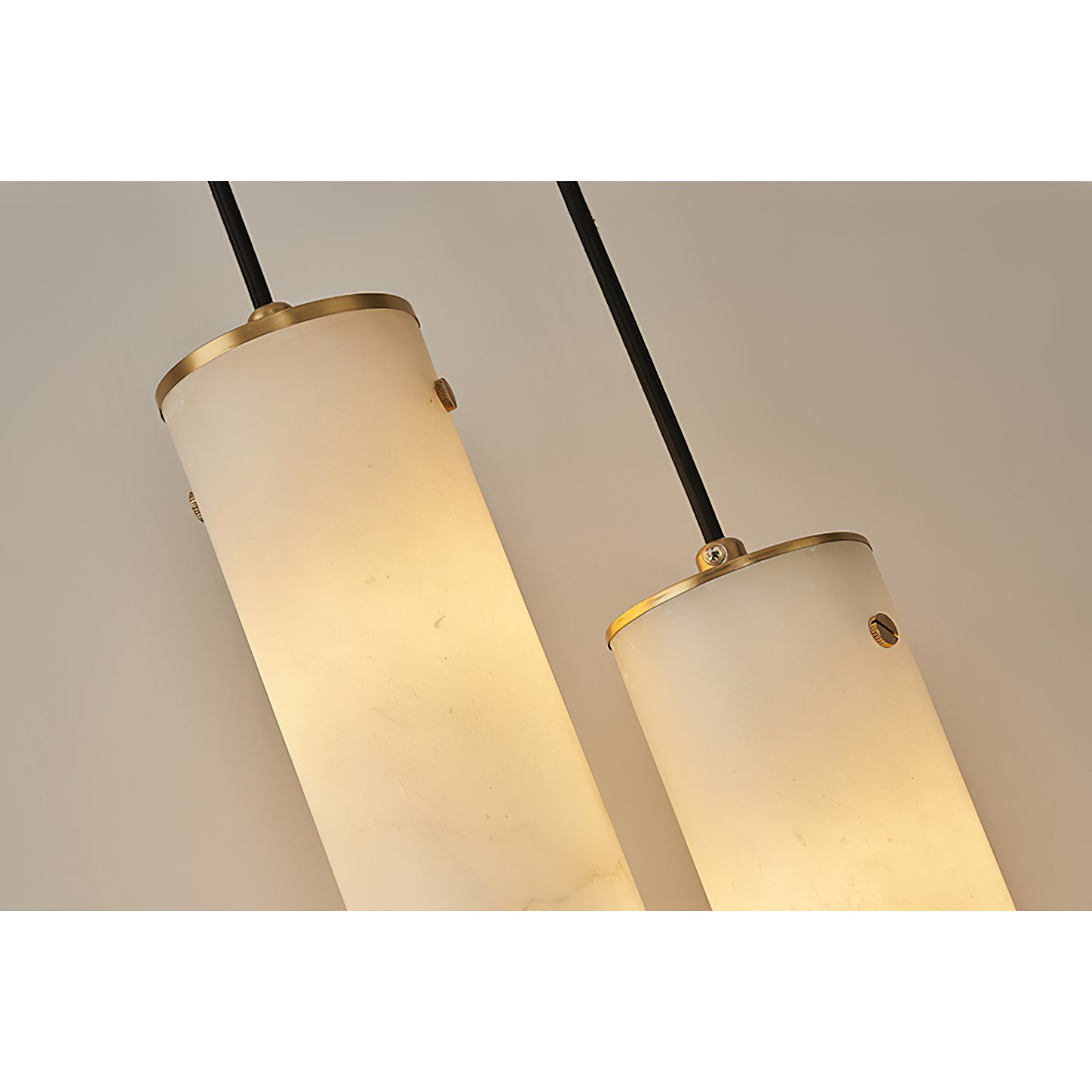 Lyvina Modern Minimalist Vertical Alabaster Pendant Light - Letslighting