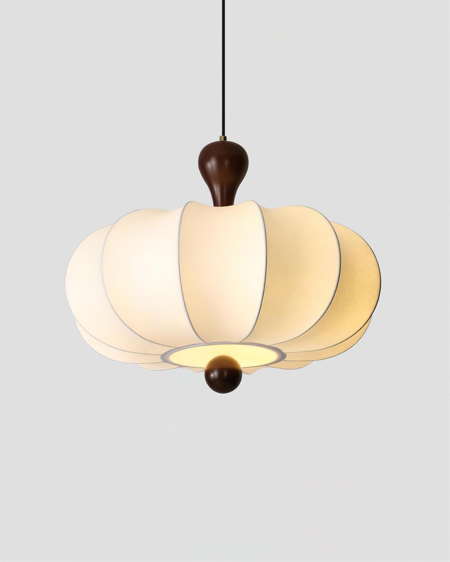Jovian White Sculpted Pendant Lamp - Letslighting