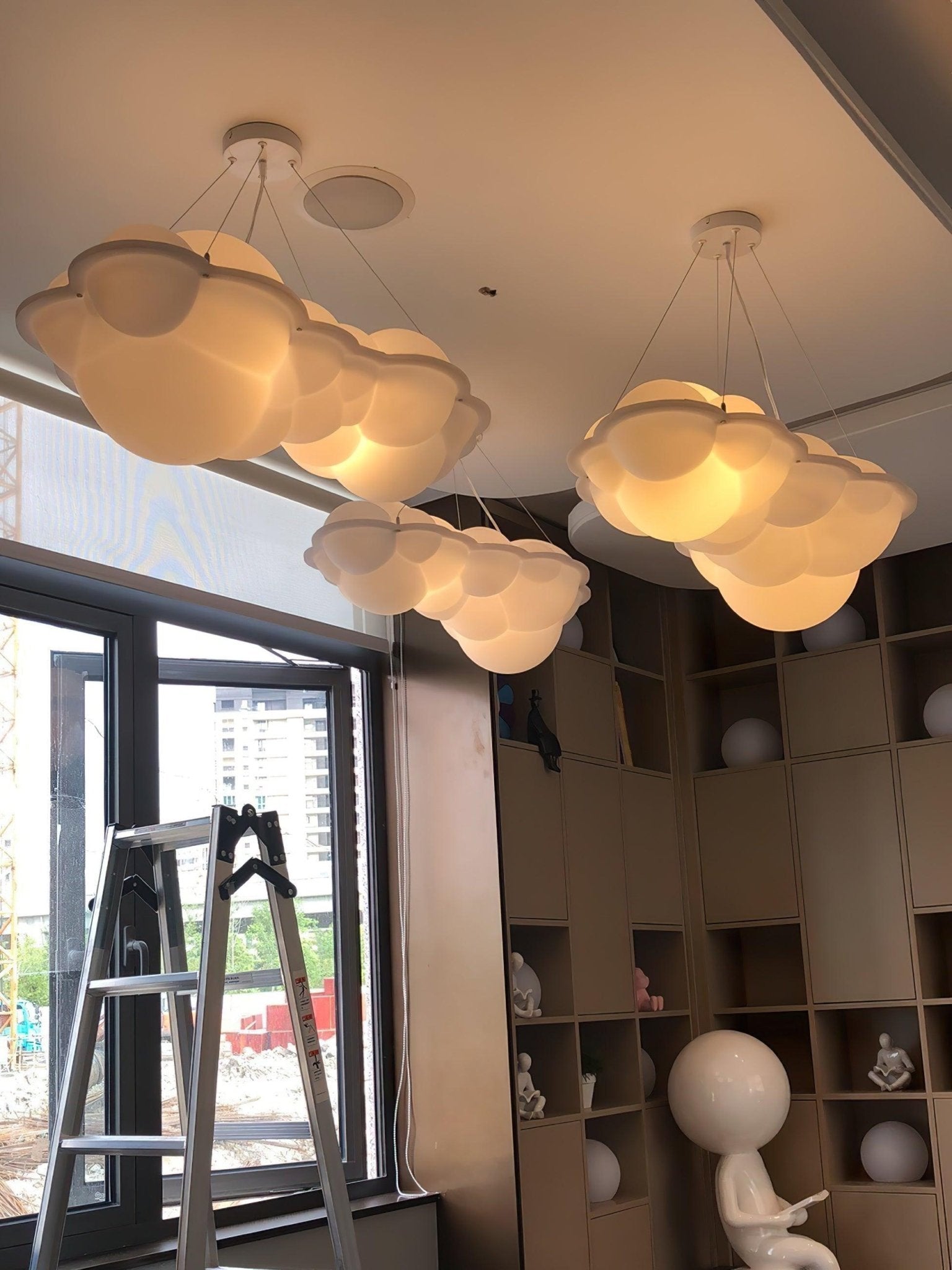 Solvian Künstlerische Pendelleuchte aus PE-Letslighting