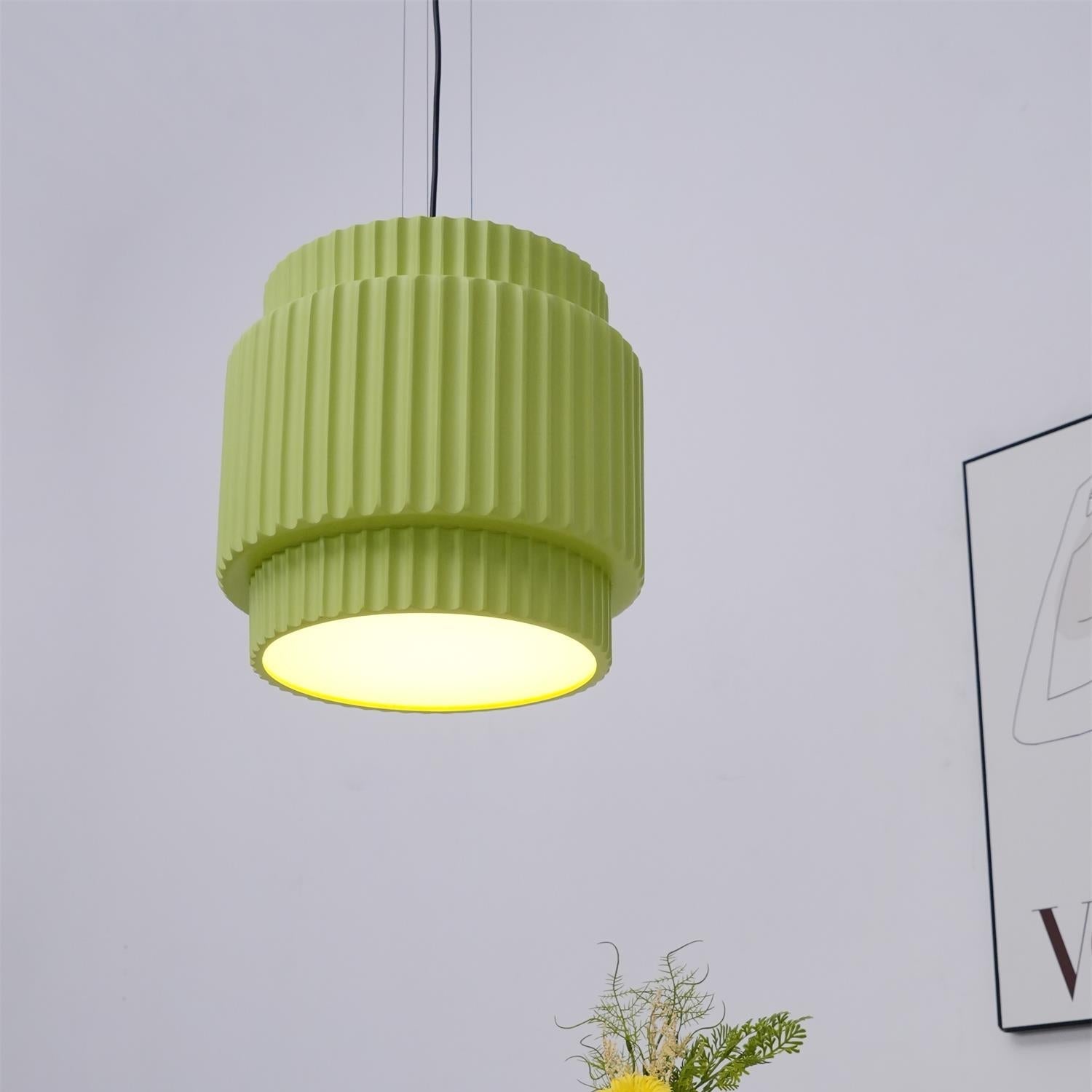 Aurelia Moderne Pendelleuchte aus Kunstharz-Letslighting