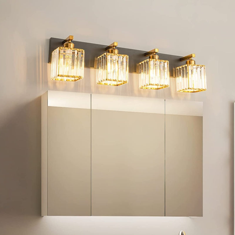 Kristy Design LED Wandleuchte Zweiflamming Kristall Badezimmer