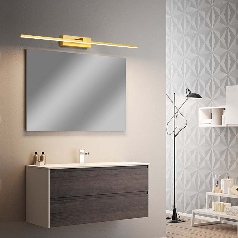 Arisha Minimalistische LED Wandleuchte Gold Wohnzimmer/Badezimmer