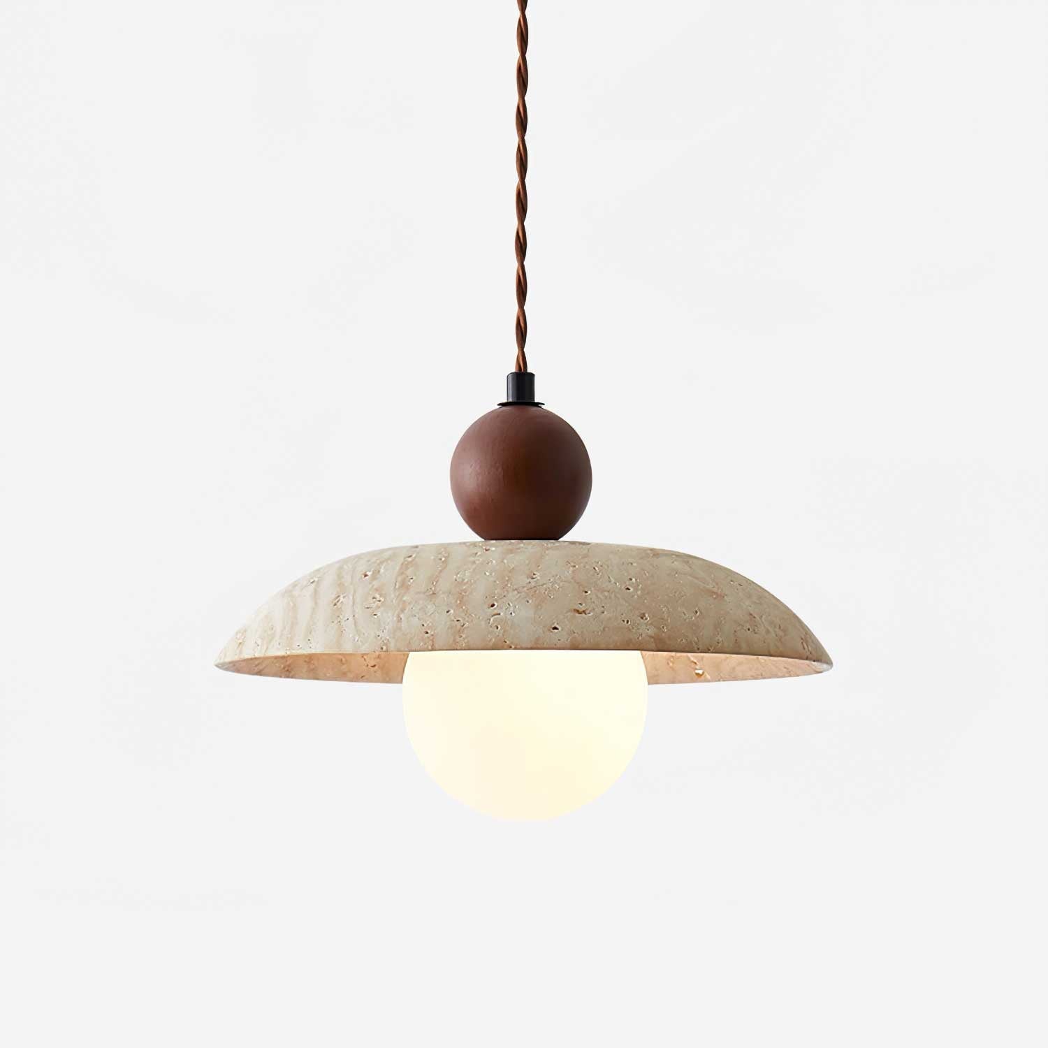 Soleil Travertine Pendant Light - Neutralighting