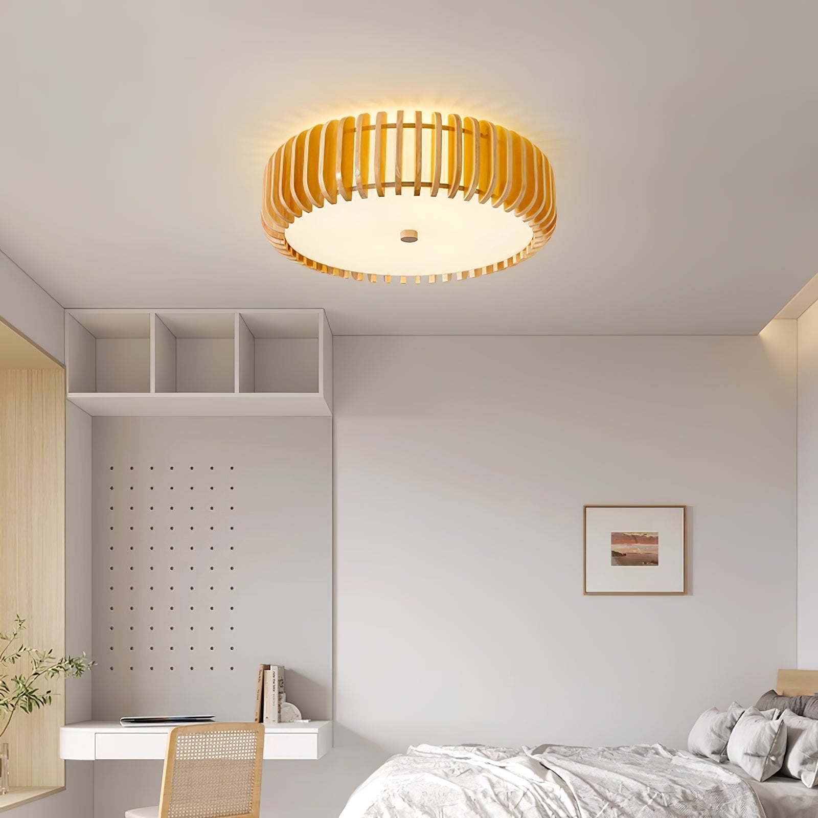 Vezorus Premium Eleganz Holz Deckenleuchte-Letslighting