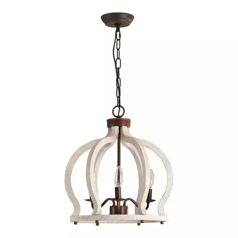 Vivinir Vintage Industrial Aura Landhaus Holz Pendelleuchte-Letslighting
