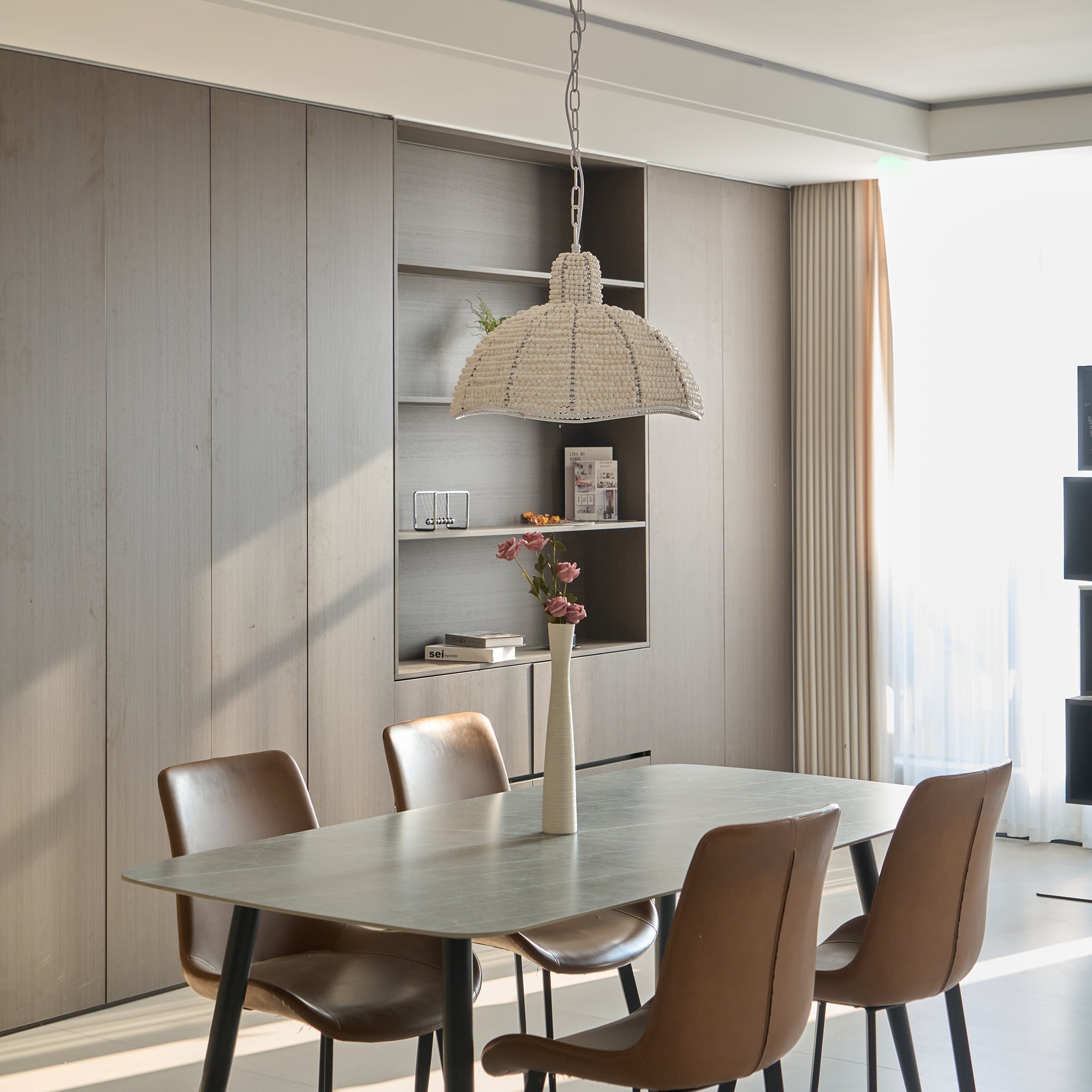 Veliraris Postmodern Luxus Holz Pendelleuchte-Letslighting