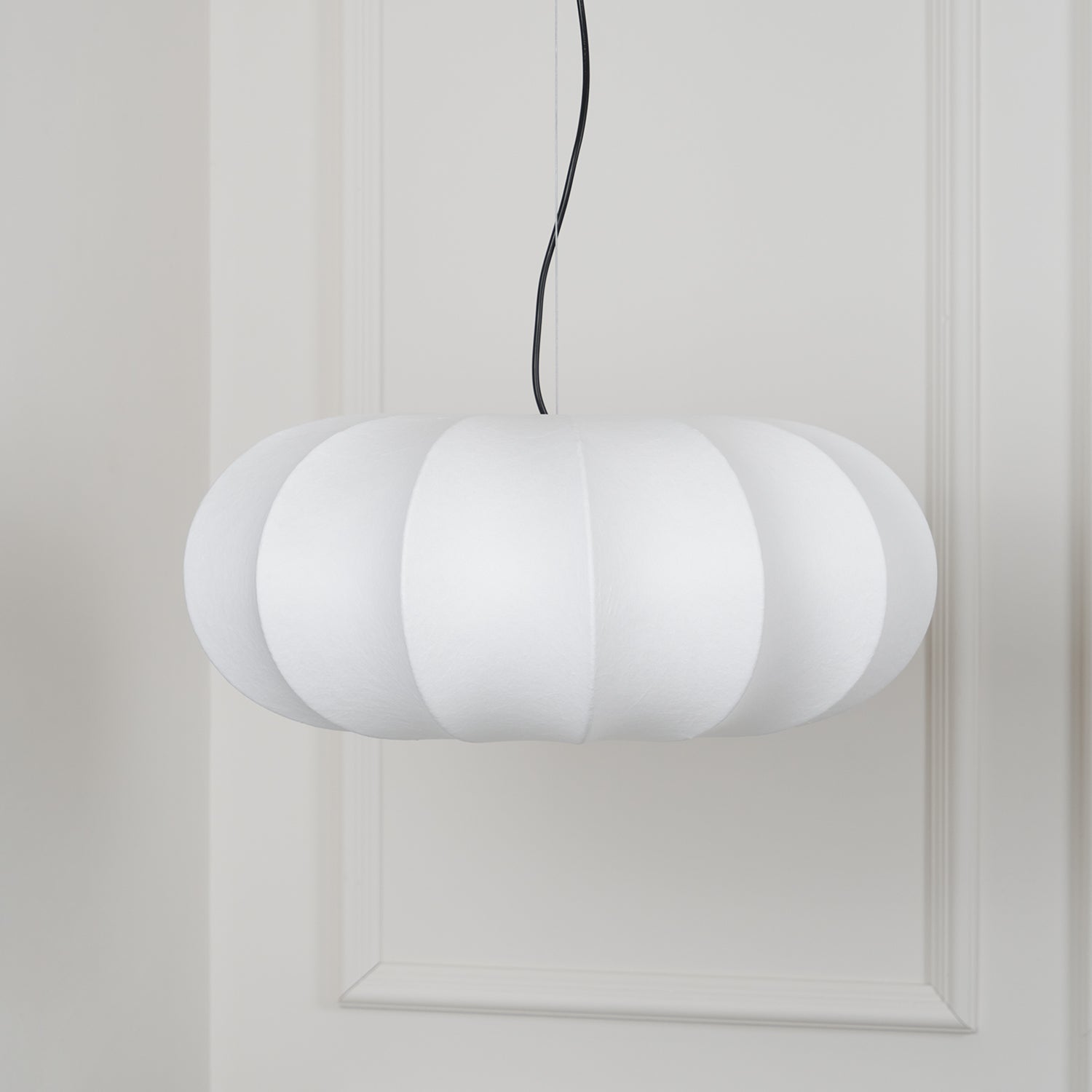 Oblate Silk Pendant Lamp - Blowlighting