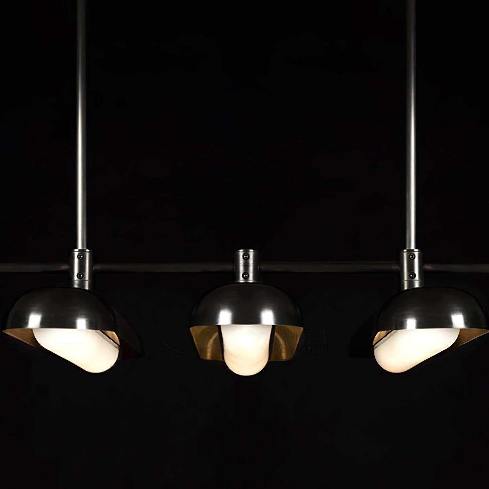 Lyvinaris Geometrische Lineare Pendelleuchte aus Messing-Letslighting