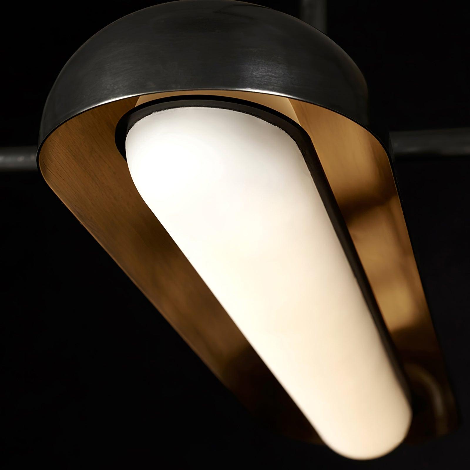 Lyvinaris Geometrische Lineare Pendelleuchte aus Messing-Letslighting