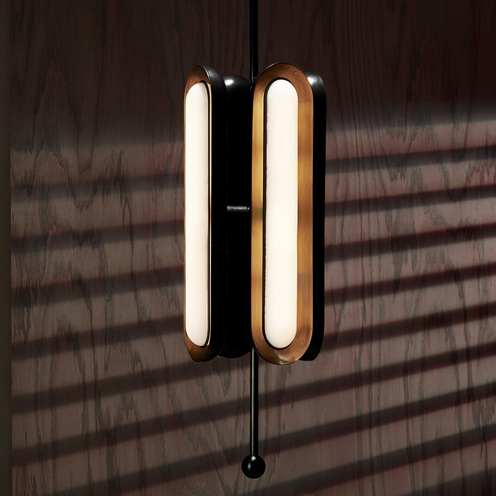 Lyvinaris Geometrische Lineare Pendelleuchte aus Messing-Letslighting