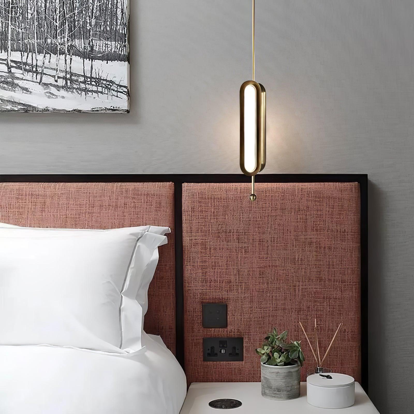 Lyvinaris Geometrische Lineare Pendelleuchte aus Messing-Letslighting