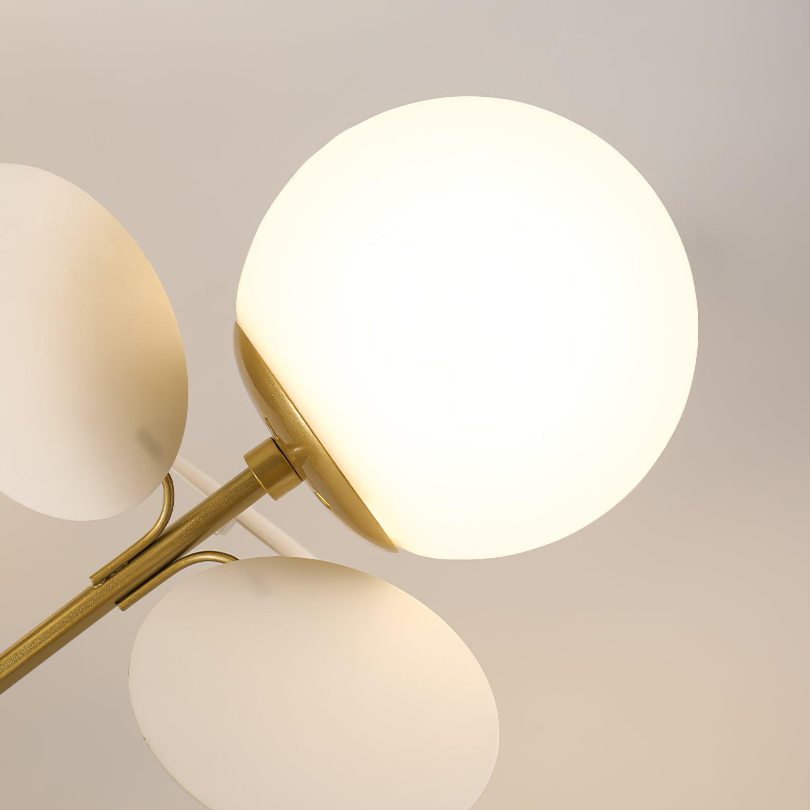 Lustra Kronleuchter Off-White Baum Acht Offene Schirme-Letslighting
