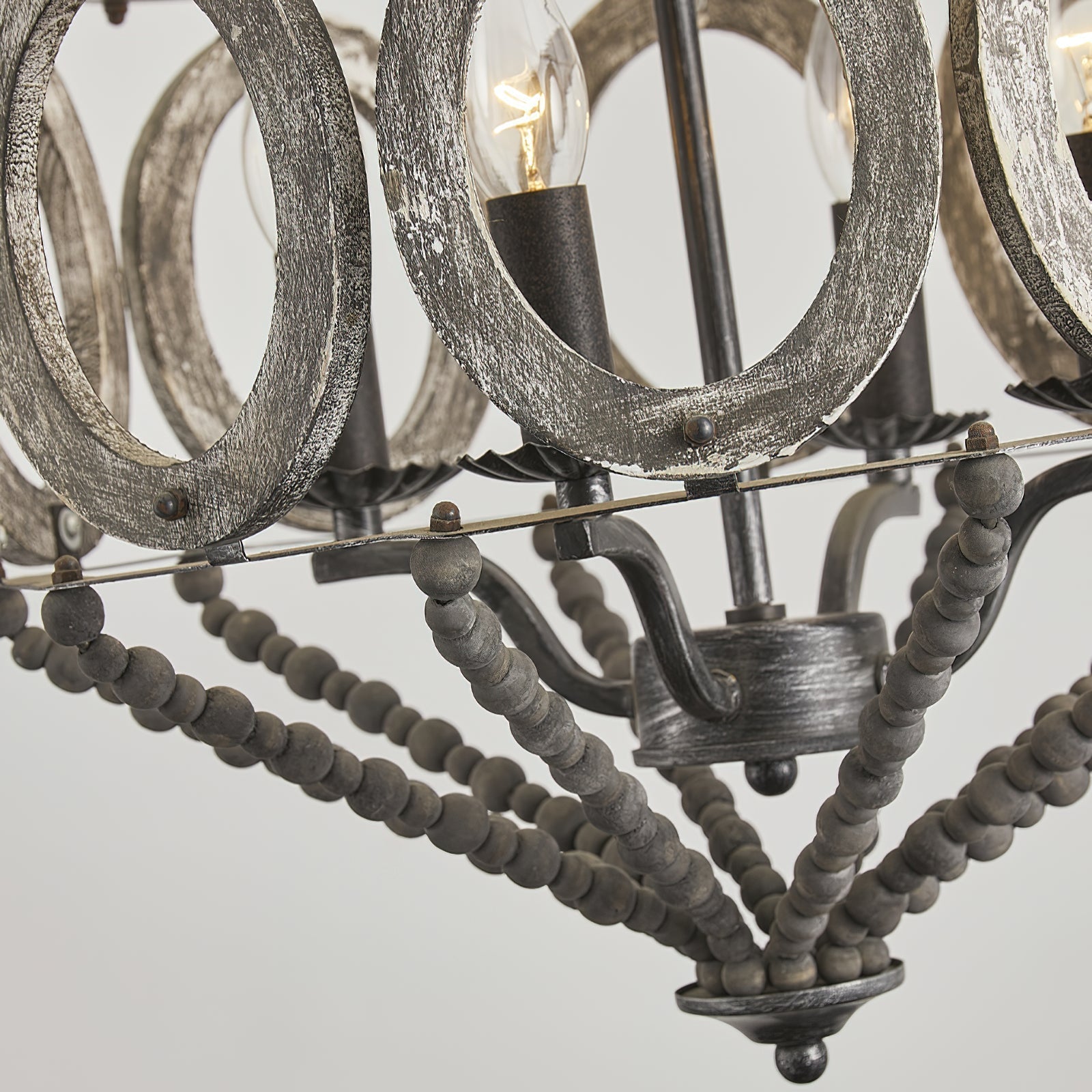Zasorila Vintage Kronleuchter aus Holz-Letslighting