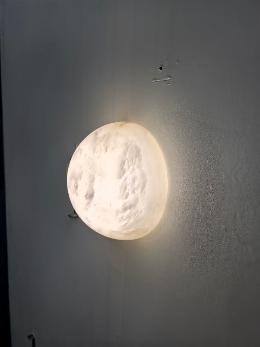Nyraean Modern Minimalist Alabaster Wall Lamp - Letslighting
