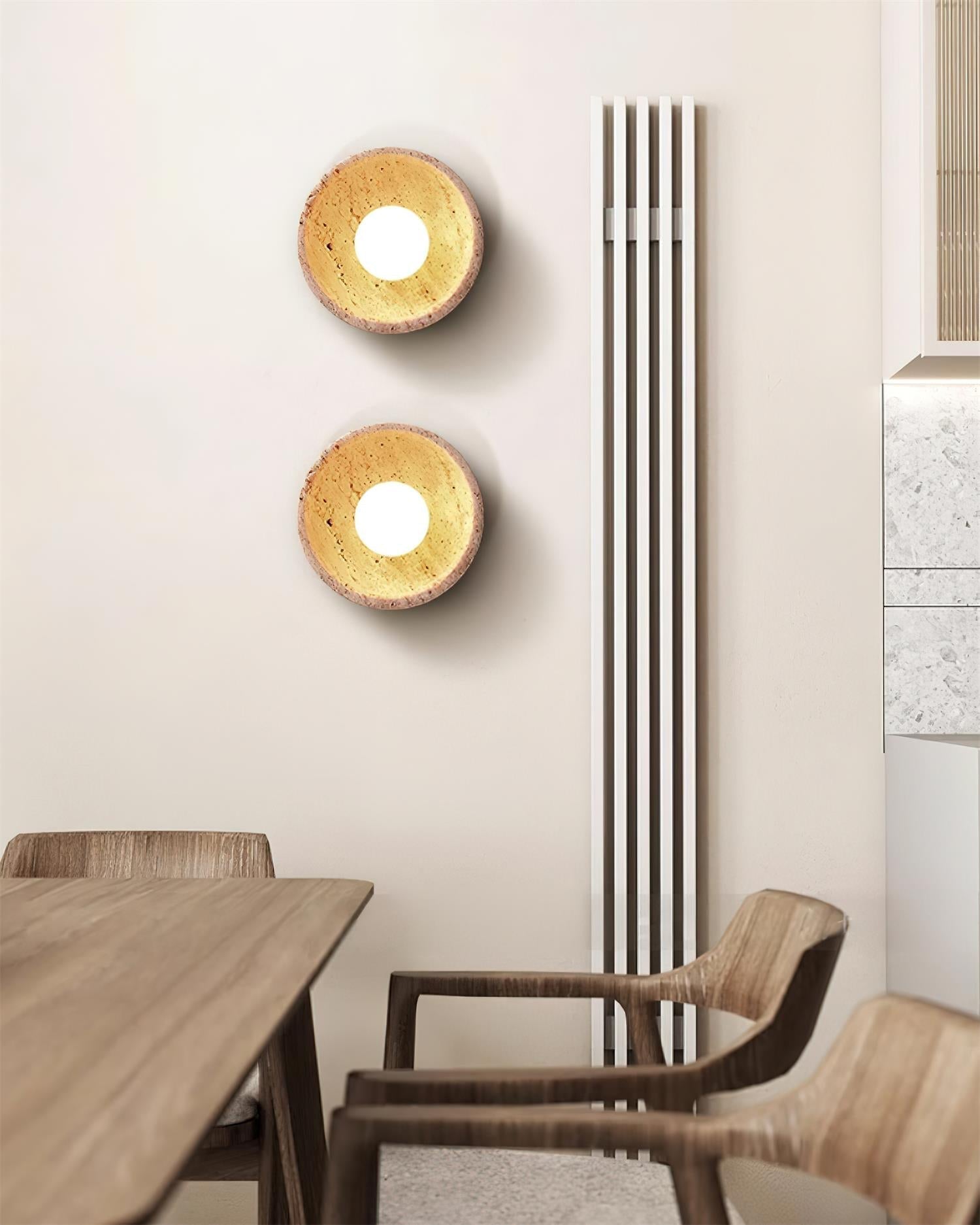 Wall Lamp Travertine Body Modern Minimalist Accent Lighting Fixture - Letslighting