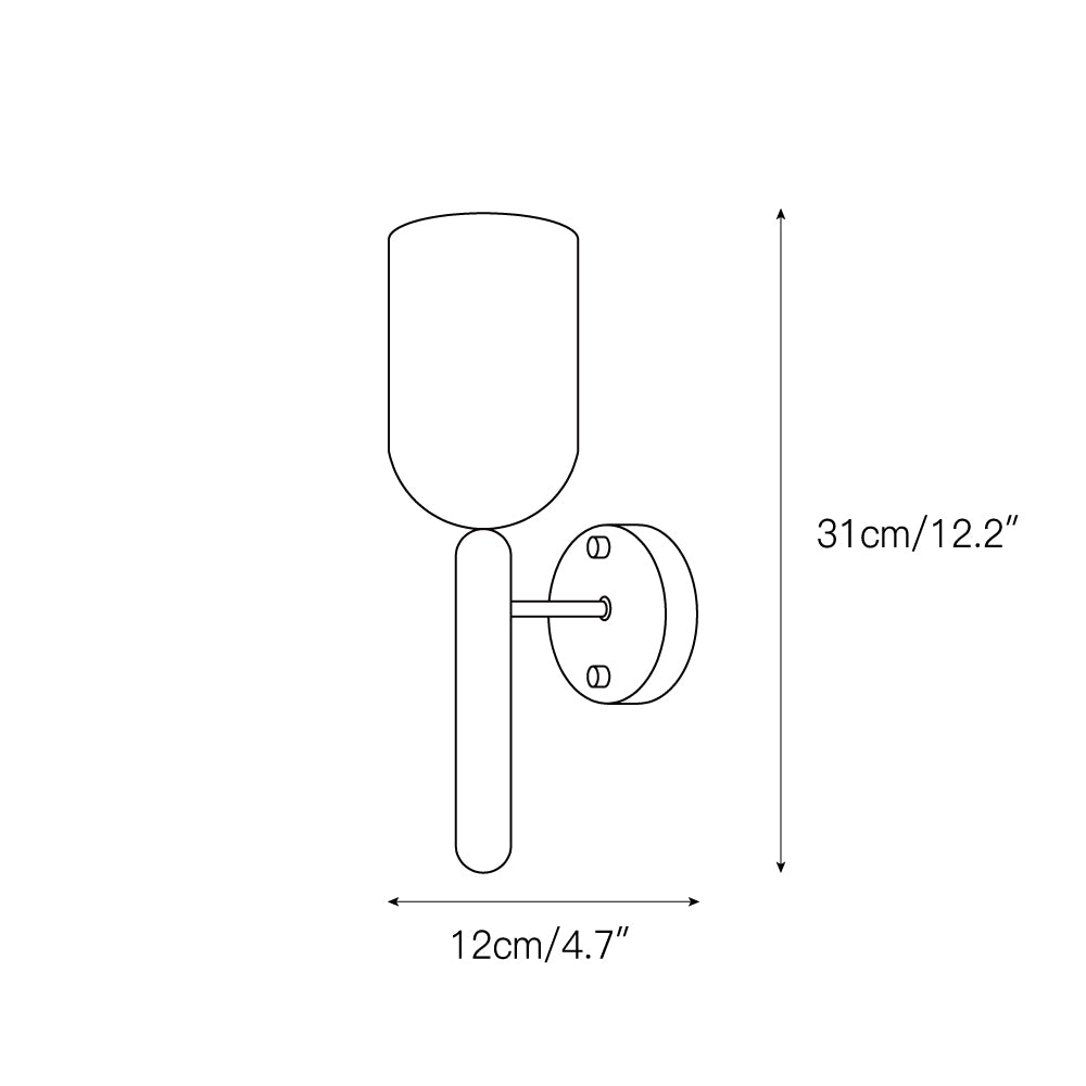 Lyphaia Modern Minimalist Brass Alabaster Wall Lamp - Letslighting