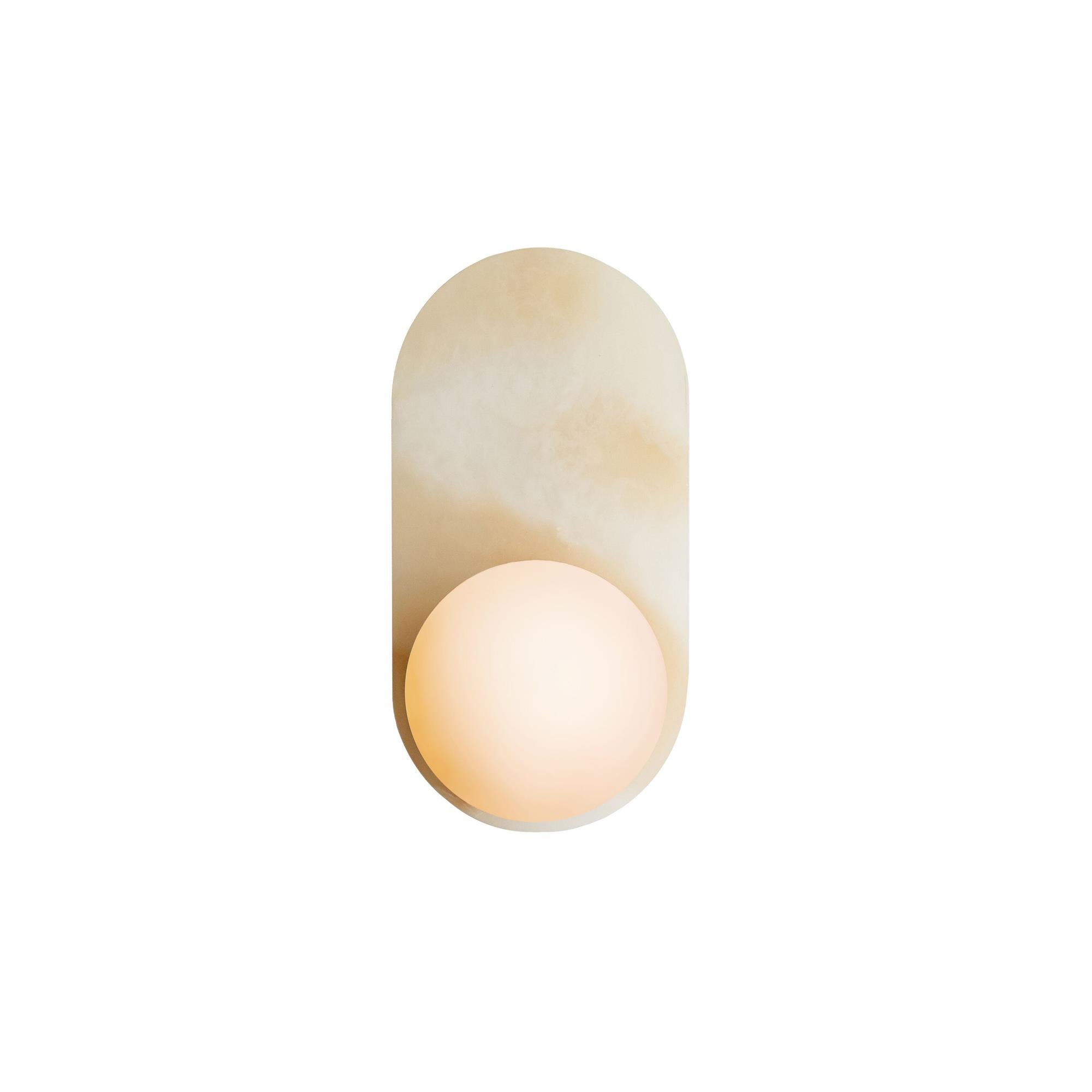 Utalira Architektur Glas Onyx Wandleuchte-Letslighting