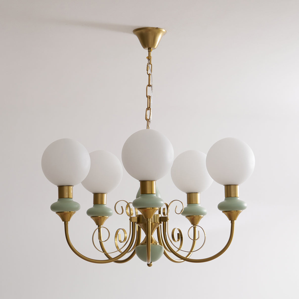 Evsolia Onyx Glas Premium Nordisch Art Kronleuchter-Letslighting