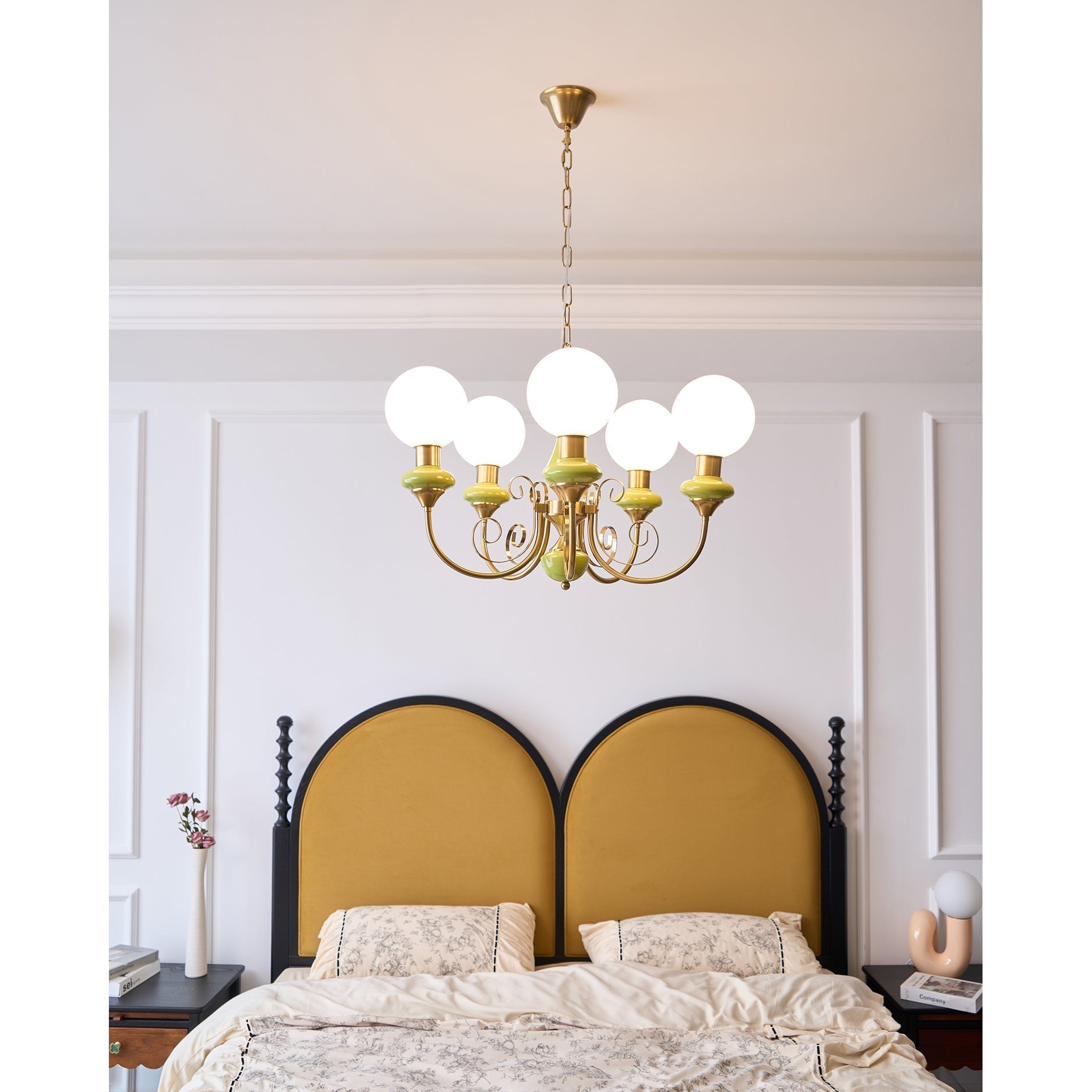 Evsolia Onyx Glas Premium Nordisch Art Kronleuchter-Letslighting