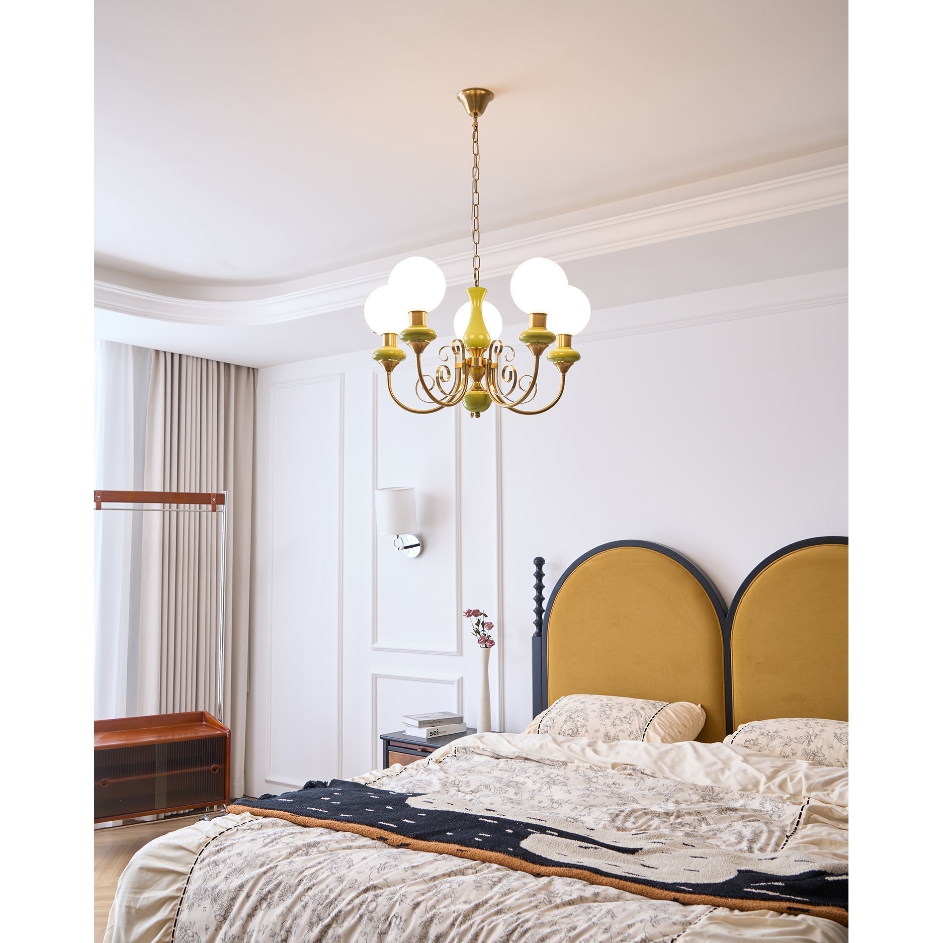 Evsolia Onyx Glas Premium Nordisch Art Kronleuchter-Letslighting