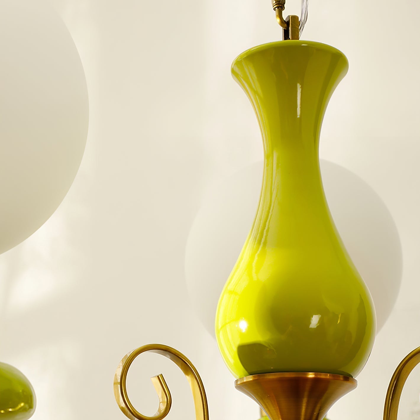Evsolia Onyx Glas Premium Nordisch Art Kronleuchter-Letslighting