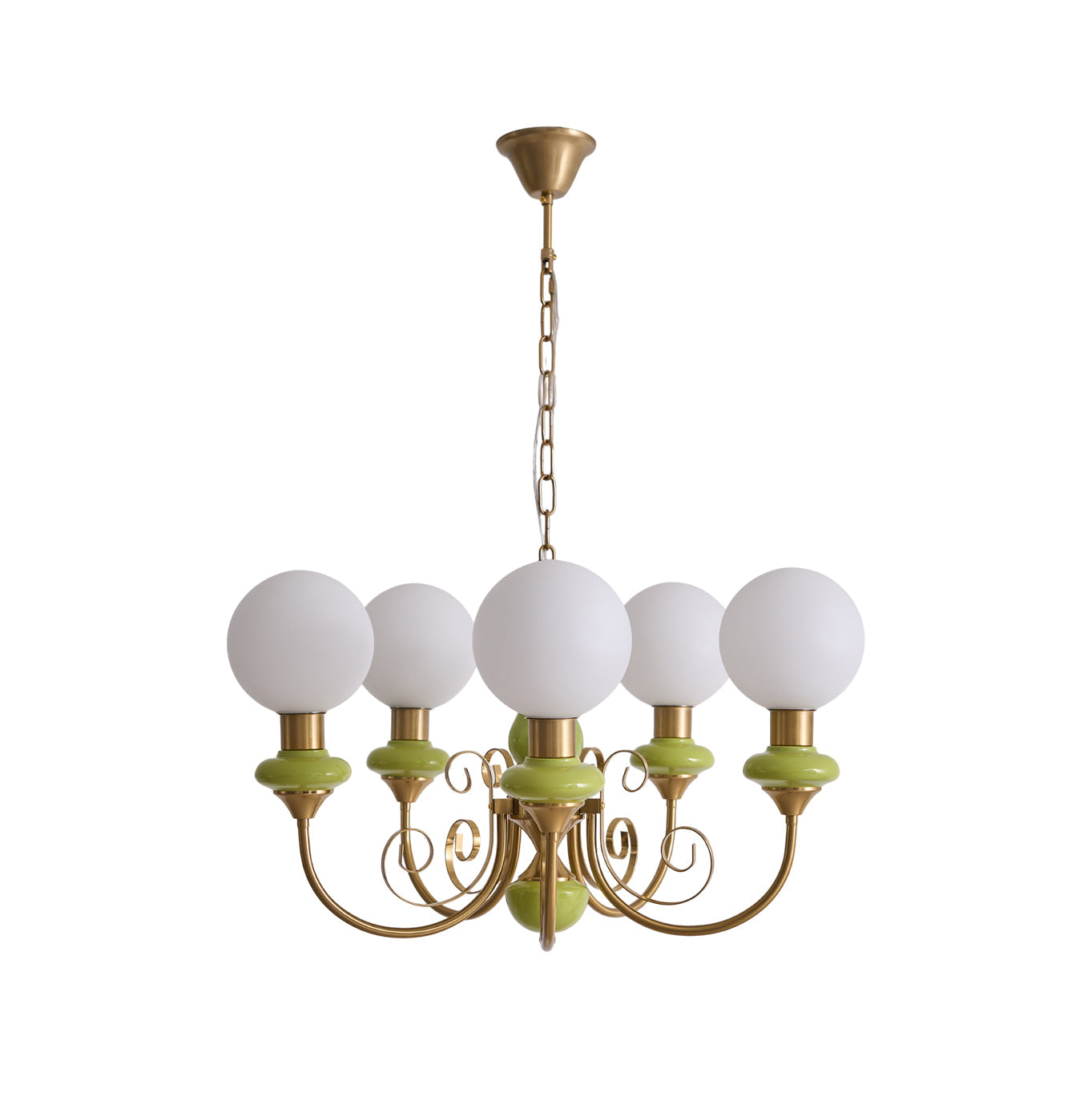 Evsolia Onyx Glas Premium Nordisch Art Kronleuchter-Letslighting