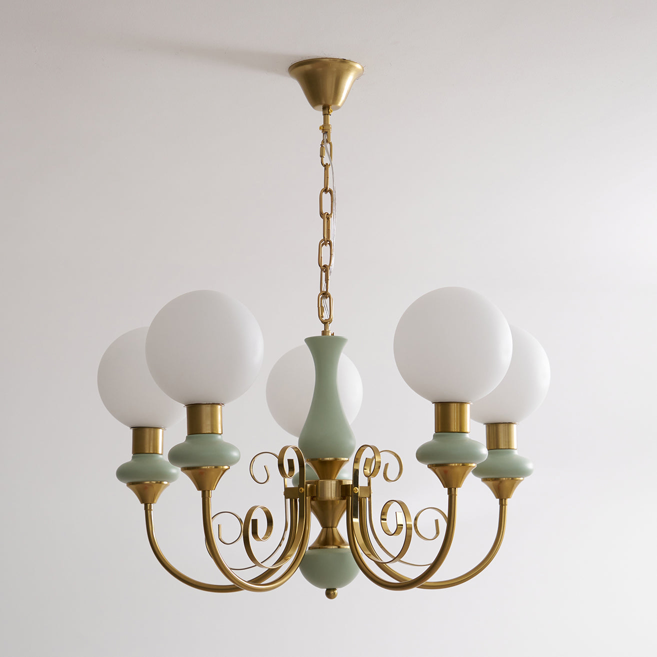 Evsolia Onyx Glas Premium Nordisch Art Kronleuchter-Letslighting