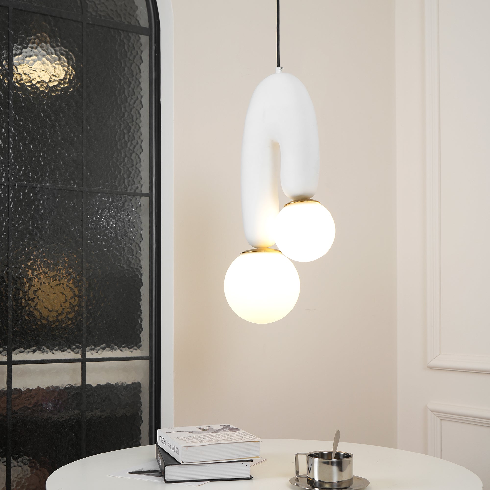 Zenithra Harz Skandinavisch Pendelleuchte | Letslighting-Letslighting
