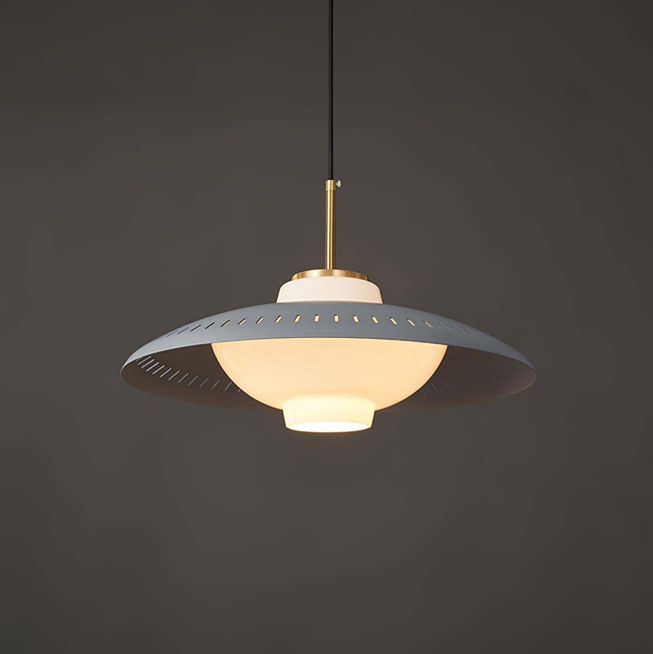 Solara Pendelleuchte Opalglas Breitschirm Klassisch-Letslighting