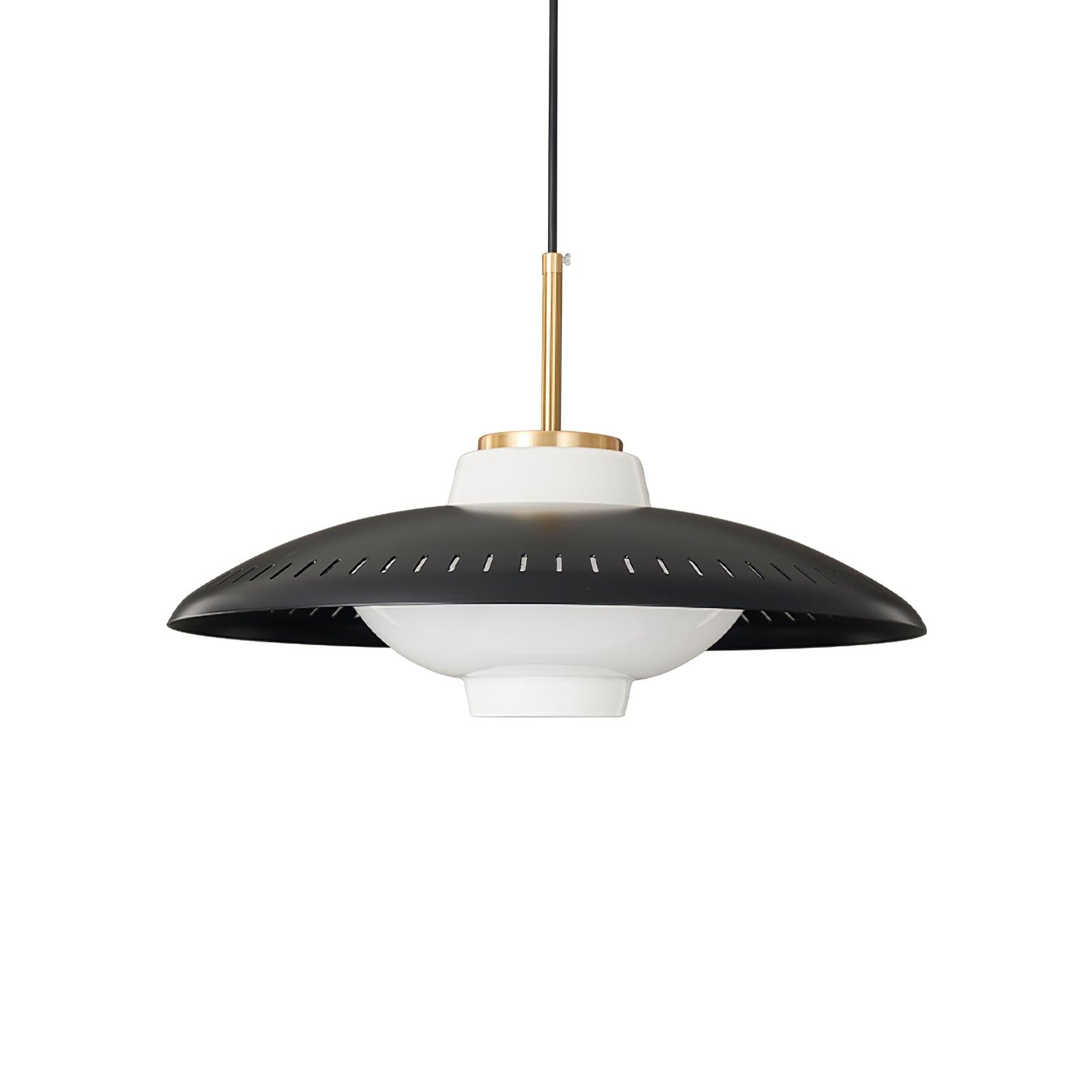 Solara Pendelleuchte Opalglas Breitschirm Klassisch-Letslighting