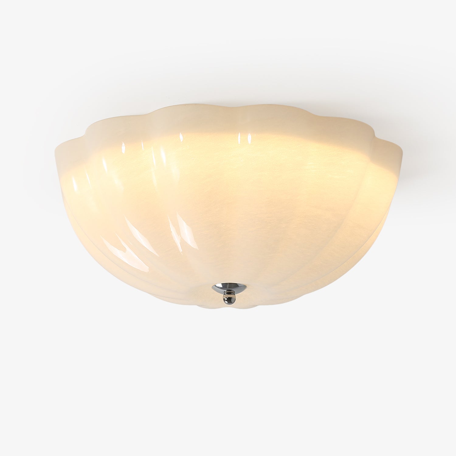 Uphaara Moderne Minimalistische Deckenleuchte aus Opalglas-Letslighting