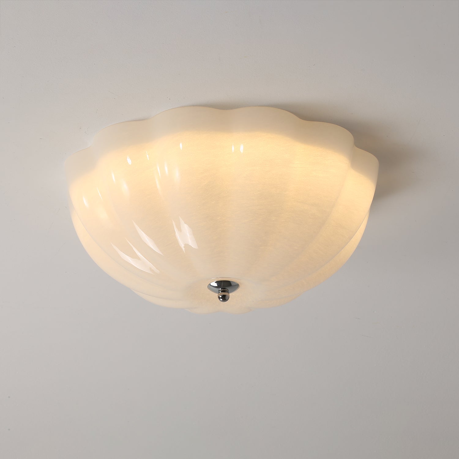 Uphaara Moderne Minimalistische Deckenleuchte aus Opalglas-Letslighting