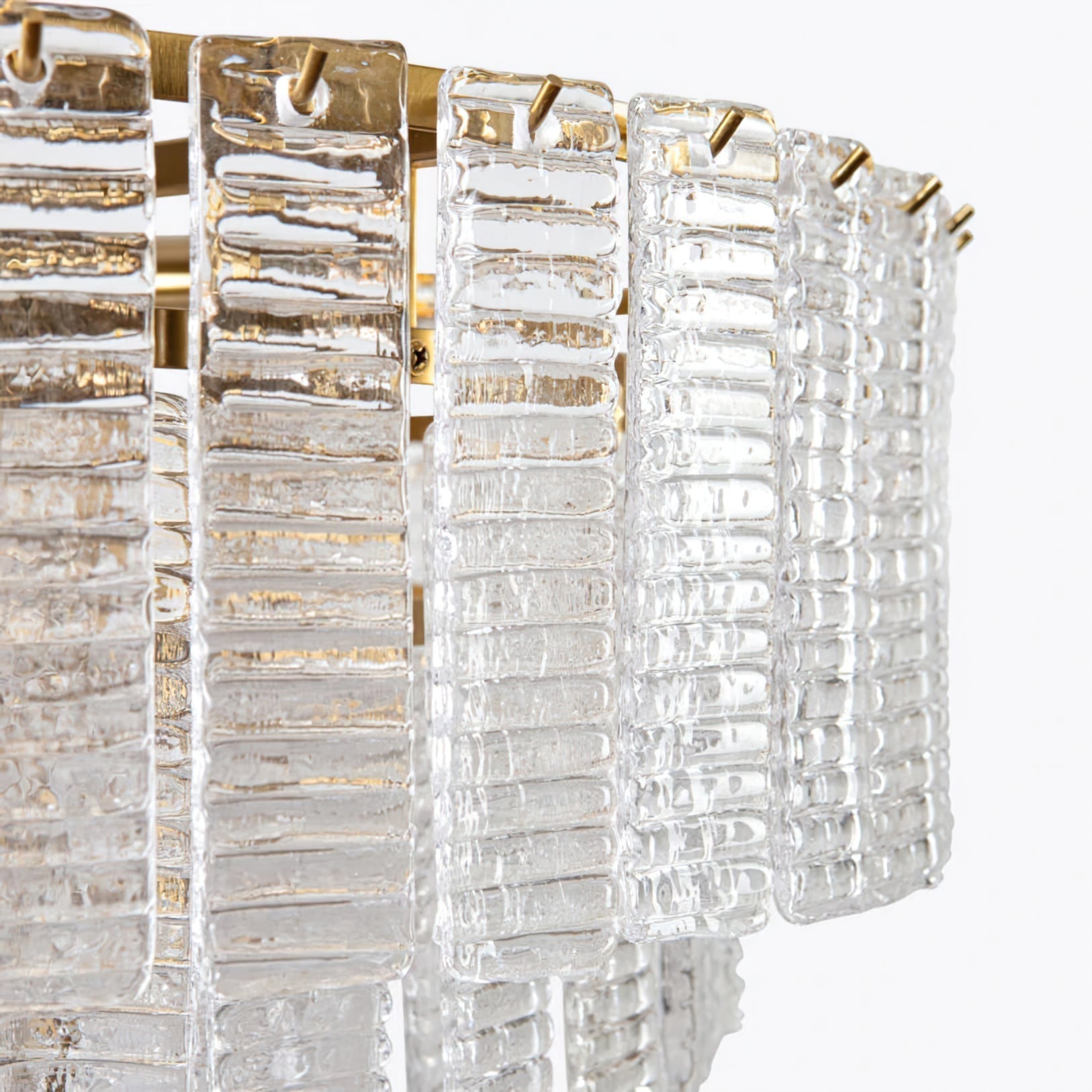 Aurora Chandelier Pink Murano Glass Layered Vintage Luxury - Neutralighting