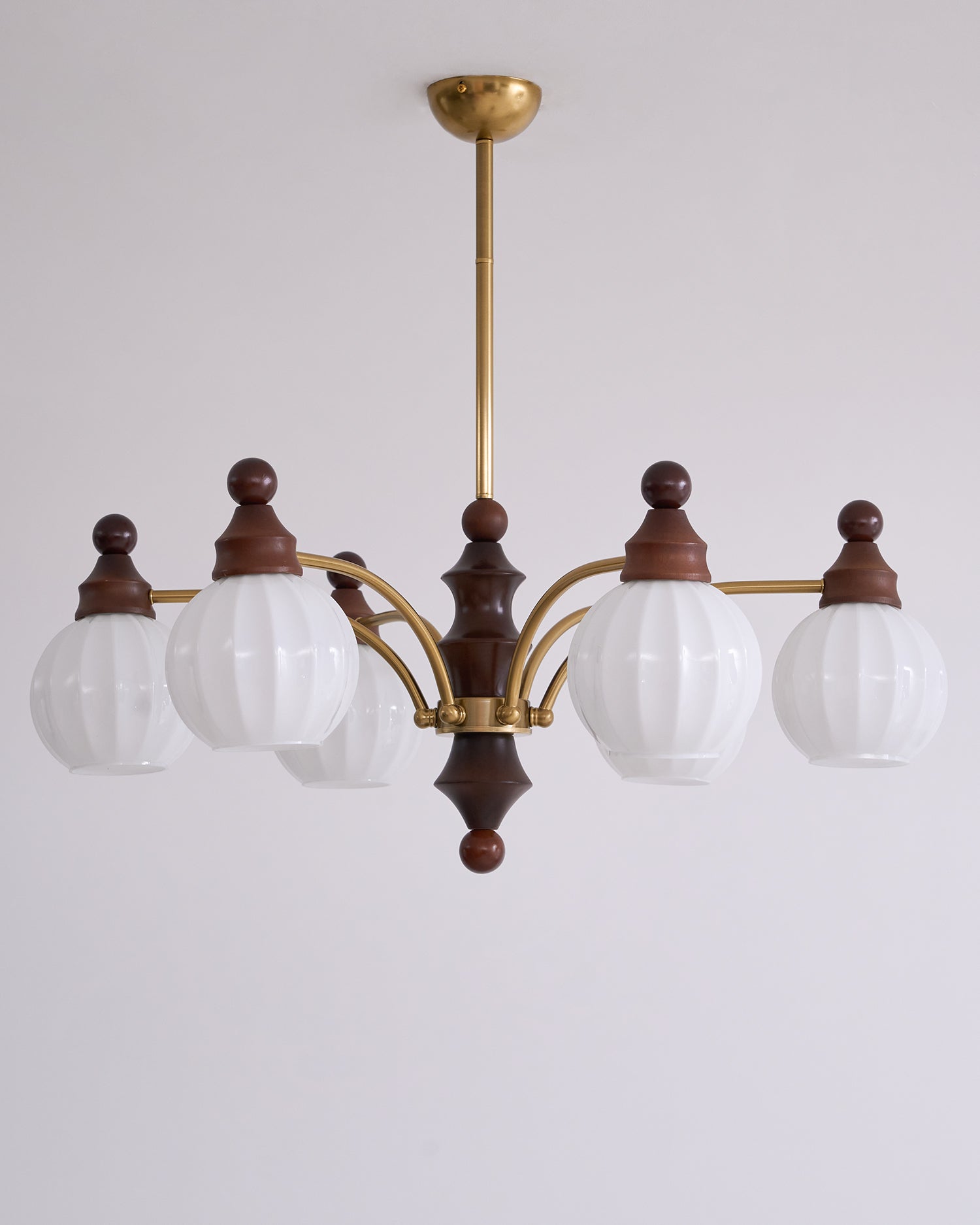 Lustra Chandelier Blossom with Glass Shades-Letslighting