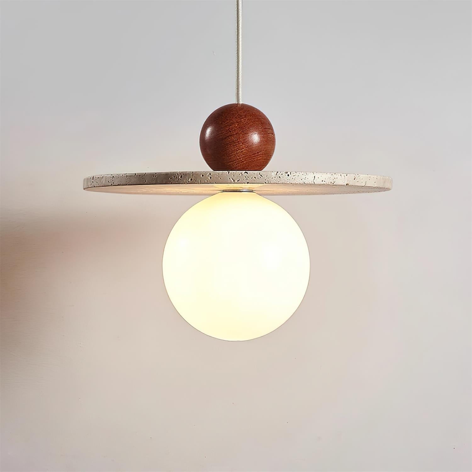 Marcio Pendant Light Travertine - Letslighting