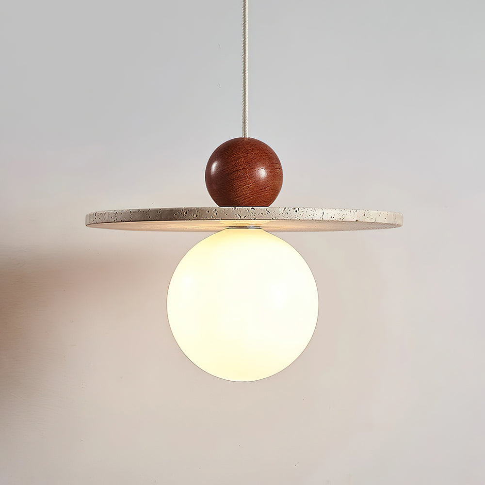 Marcio Pendant Light Travertine - Letslighting