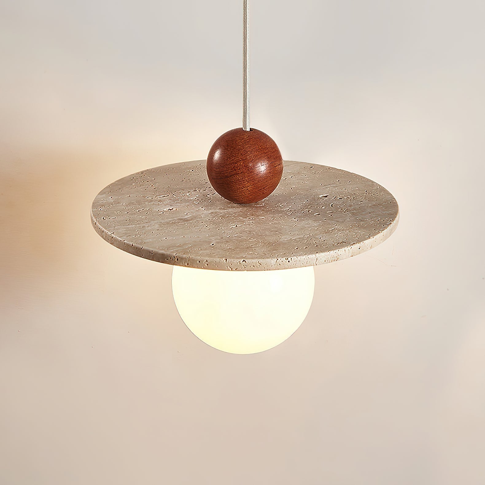 Marcio Pendant Light Travertine - Letslighting