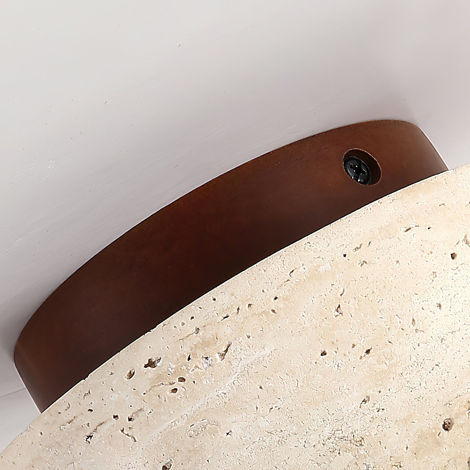 Cinorisra Modern Minimalist Stone Travertine Wall Lamp - Letslighting