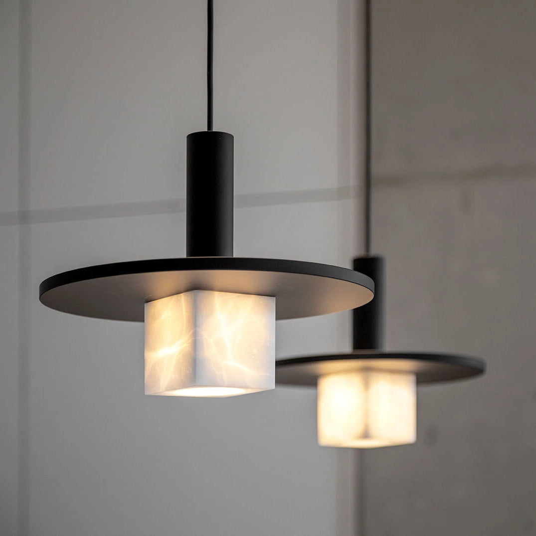 Lymiror Modern Minimalist Alabaster Pendant Lamp - Letslighting